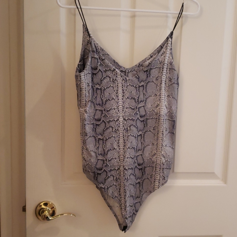Gaze Snakeskin Bodysuit